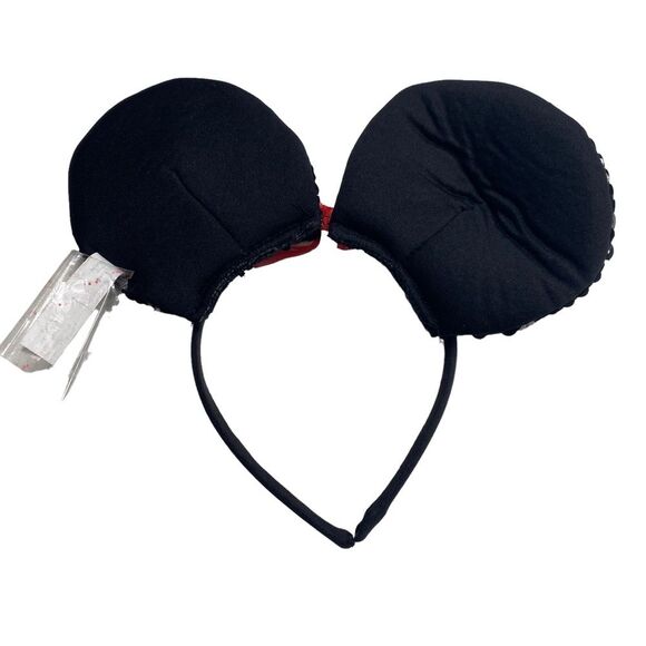 Disney Minnie Mouse Polka Dot Dress and Matching Sequined Mouse Ears L (10-12) - Picture 7 of 10